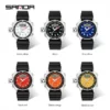 SANDA New Fashion Sport Men's Watch Casual Style Watches Men Military Quartz Wristwatch Diver Man Watches Relogio Masculino 3008 - Image 5