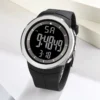 Mens Sports Watch 50m Waterproof Military Led Display Fashion Silicone Bracelet Men Wristwatches Multifunctional Alarm Clock - Image 3
