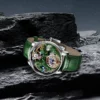 PINDU Design New 3D Dragon Earth Theme Quartz Watches Men Celestial Series Curved Mirror Transparent Design Watch Wristwatches - Image 5