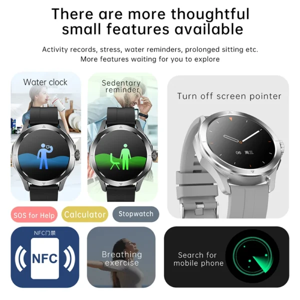 2024 New For Xiaomi Watch S4 Sport Smart Watch Men AMOLED Screen NFC GPS Compass Heart rate Waterproof Bluetooth Call SmartWatch - Image 4