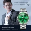 OLEVS Men's Watches Luxury Fashion Trend Chronograph Waterproof Luminous Men Wristwatches Simple Stainless Watch Luxury Business - Image 5