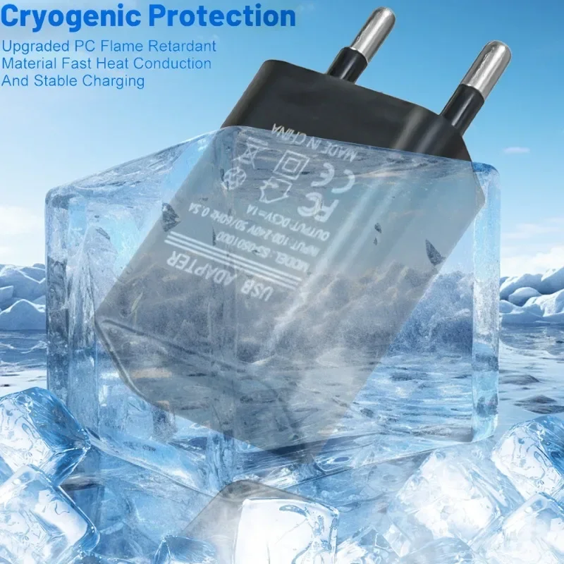 Universal 5V1A European Standard USB Charging Plug Mobile Phone Charger for IPhone IPad Samsung Xiaomi Google Wall Power Adapter - Image 5