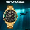 SKMEI 1649 Chrono Alarm Male Clock reloj hombre Dual Movement Sport Mens Watches Rotatable Ring Quartz Digital Men Wristwatches - Image 4
