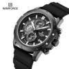 NAVIFORCE Casual Men Quartz Watch Luxury Military Waterproof Chronograph Date Luminous High Quality Male Wristwatch Reloj Hombre