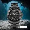 SKMEI 1649 Chrono Alarm Male Clock reloj hombre Dual Movement Sport Mens Watches Rotatable Ring Quartz Digital Men Wristwatches - Image 2