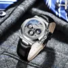 CHENXI Watch Men High-end Leather Strap Chronograph Quartz Clock Waterproof Square Watches Luxury Men 2024 - Image 5
