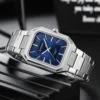 CURREN NEW Rectangular Business Watches for Men 2023 Fashion Brand Quartz Stainless Steel Band Wristwatch Male Clock 8457 - Image 5