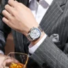 Watch Men Luxury Stainless Steel Sport Quartz Hour Wrist Analog Watch Relogios Masculinos שעוני גברים Часы Наручные Мужский - Image 3