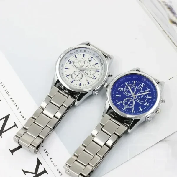 New Men Watches Luxury Brand Square Casual Quartz Watch for Men Leather Strap Date Calendar Watches Relogio Masculino Mens Watch - Image 3