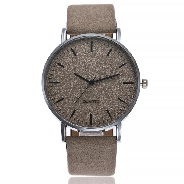 Relogio Masculino Fashion Unisex Watch Men Blue Watches Casual Leather Band Quartz Wristwatches Men Cheap Price Dropshipping - Image 3