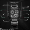 Luxury Men's Wristwatch Multifunction LED Digital Watch Alloy Strap Classic Business Men Watch 7-colors Luminous Sport Watches - Image 6