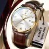 POEDAGAR Men's Watches Top Brand Luxury Men Wrist Watch Leather Quartz Watch Sports Waterproof Male Clock Business Watch +Box - Image 2