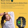 2023 Digital Smartwatch Body Temperature Monitor Fitness Sports Watches Bluetooth IP68 Waterproof Smart Watch for Android Phones - Image 2