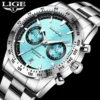 LIGE Mens Watches Military Sport Waterproof Men's Quartz Wristwatch Top Brand Luxury Business Date Chronograph Relogio Masculino - Image 6