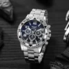 Luxury Golden Men Watch 2023 New Fashion Casual Stainless Steel Quartz Wristwatch Analog Male Business Clock Relogio Masculino - Image 4