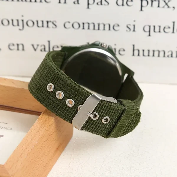 Luminous Men Sport Military Watch Shock Resistant Wristwatches Simple Nylon Band Male Army Wrist Watch Quartz Relogio Masculino - Image 5