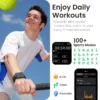 TOZO S3 Smart Watch Bluetooth Answer/Make Call Fitness Tracker Heart Rate Blood Oxygen Sleep Monitor IP68 Waterproof 1.83 HD - Image 3