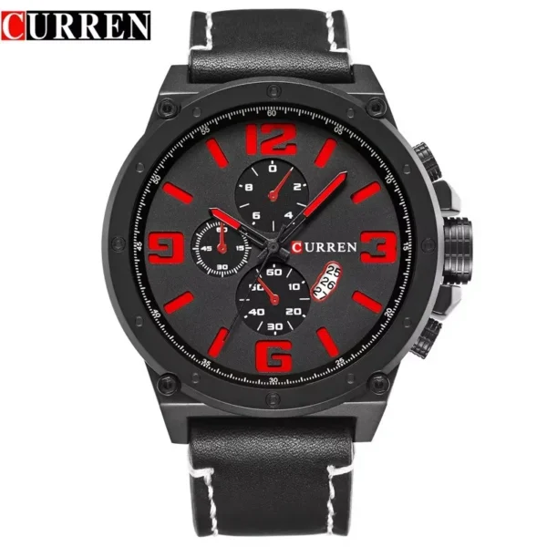 Curren 8230 Men Watches Quartz Wrist Watches Date Big Dial Men's Military Waterproof Sports Watch Male Clock Relogio Masculino - Image 3