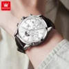 OLEVS 9812 Men's Watch Chronograph Waterproof Moonphase Multi functional Men's Watch Luxury Brand Men's Original Quartz Watch - Image 2