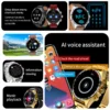 Hotsale Silver Gold Stainless Steel Color Sk27 Smart Watch 1.58 Inch Bt Call Nfc Wireless Charging Smartwatch - Image 2