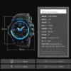 SKMEI 1155B Sport Watch 5Bar Waterproof Dual Display Wristwatches Relogio Masculino watch Sport Men Military Digital Watches - Image 6