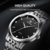 TIAN WANG Men Watch High-end Business Wristwatch Quartz Men's Watches Waterproof Steel Band Man Simple Wristwatches For Him Gift - Image 2
