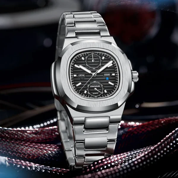 Kimsdun Luxury Watches for Men Business Quartz Wristwatches Luminous Hands Nautilus Fashion Unisex Watch - Image 4