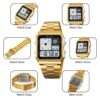 SKMEI 2353 Waterproof Outdoor Sport Stainless Steel Strip Wristwatches Reloj Hombre World Digital Electronic Watch For Men Women - Image 4