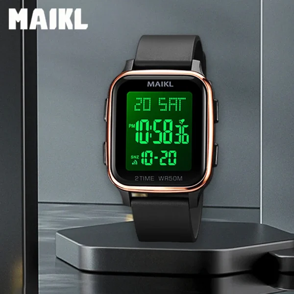 MAIKL Fashion Sports Mens Watch Waterproof Countdown Electronic Back Light Digital Wristwatches for Men Clock Reloj Hombre - Image 4