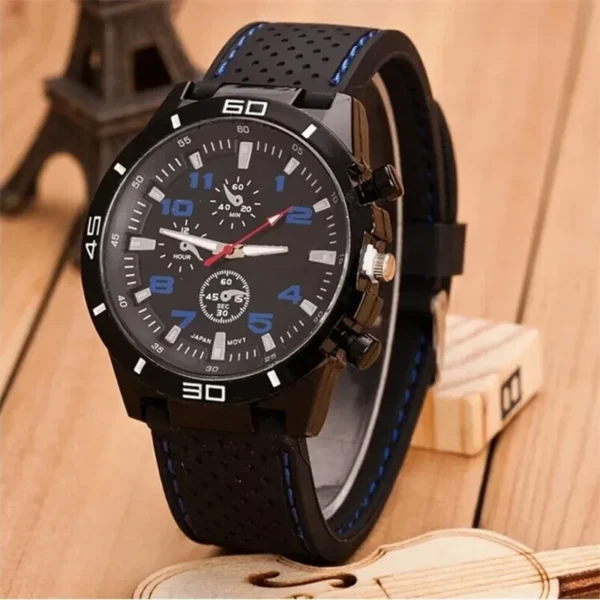 Fashion Date Quartz Men Watches Top Brand Luxury Male Clock Chronograph Sport Mens Wrist Watch Hodinky Relogio Masculino - Image 2