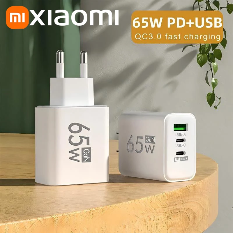 XIAOMI 65W PD3.0 Quick Charging 6-in-1 Fast Wall Charger 4-USB 2-Type-c interface For iPhone Samsung Xiaomi Huawei Oppo - Image 4