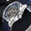 LONGLUX automatic watch sport style wholesale mechanical wristwatches fashion hollow leather mens watch men gift - Image 5