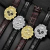 Men Genuine CURDDEN Brand Watches Fashion Casual Leather Band Hip Hop Diamond Gold Luxury Date Quartz Vintage Watch Reloj Hombre - Image 6