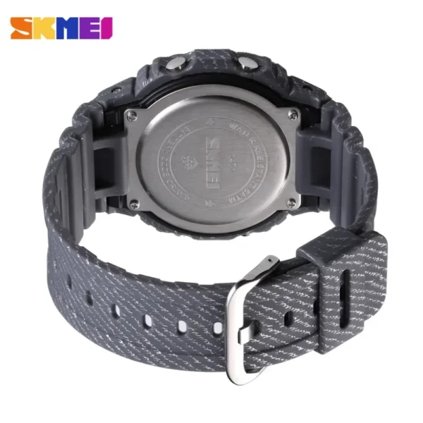 SKMEI 1471 5Bar Waterproof Alarm Clock Cowboy Military Fashion Watches relogio masculino Outdoor Sport Watch Men Digital Watch - Image 5