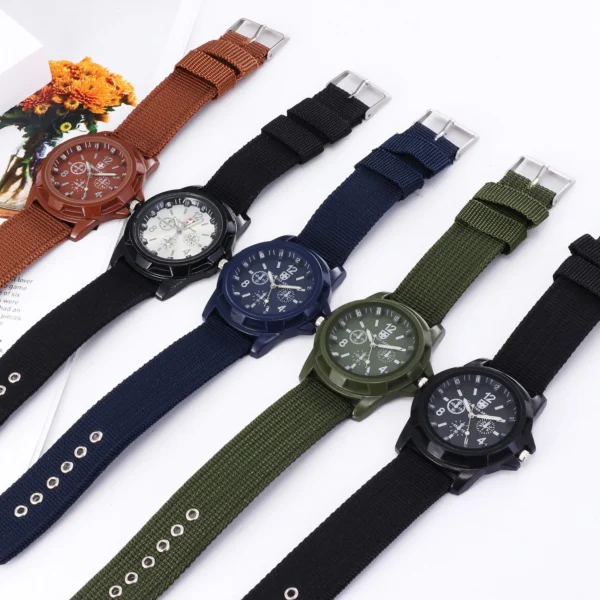 Luminous Nylon Band Military Watch Men Watches Army Wrist Watch Quartz Men Sports Watches Relojes Para Hombre Relogio Masculino - Image 6