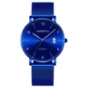 Business Stainless Steel Strap Watches Men 2024 Luxury Mesh Calendar Watch Quartz Wristwatches relogios masculino reloj hombre - Image 3