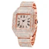 UTHAI L77 Watch For Men Fashion Luxury Gold Square Diamond Full Sky Star Male's Clock Watches Steel Band Quartz Wristwatch - Image 6