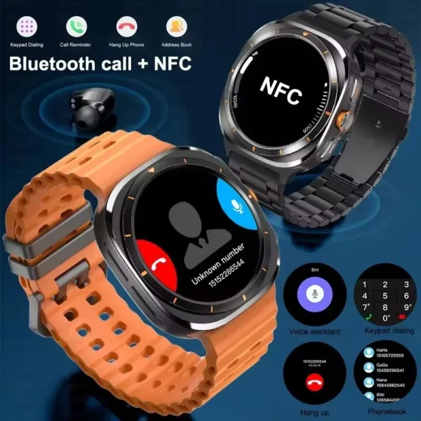 DT Watch Ultra 47mm 32Gb Memory Local Music Bluetooth Call Compass 3D Menu Bluetooth Smart Watch For Samsung For Men Women 2024 - Image 4