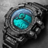 YIKAZE Men Sports Watch Waterproof LED Digital Watch Big Dial Fitness Sport Watches Multifunction Electronic Wristwatch for man