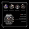 OLEVS Quartz Watch for Men Silicone Strap Tonneau Men's Watches Moon Phase Chronograph Auto Date Multifunction Sports Wristwatch - Image 2