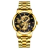 Fashion Gold Dragon Watch Men Luxury Stainless Steel Business Casual Quartz Wristatch Date Male Clock Montre Homme Drop Shipping - Image 3