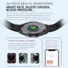 New Outdoor GPS Bluetooth Call Music Player 3ATM Waterproof Fitness Sports Watch 1.43-inch AMOLED HD Round Screen Smart Watch - Image 6