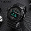 YIKAZE Y04 Men Sports Watch Simple Style Luminous Date Man Digital Watch Multifunctional Waterproof Smart Led Electronic Watches - Image 4