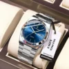 POEDAGAR Luxury Watch For Man Waterproof Luminous Date Week Stainless Steel Men Watch Casual Quartz Men's Watches Male Clock+box - Image 2
