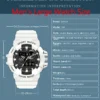 SANDA White Sports Men's Watches Top Brand Luxury Military Quartz Watch Men Waterproof Wristwatches relogio masculino - Image 4