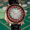 PINDU Design New NH35A Mechanical Watches Men Push Button Turn Russian Roulette Game Sapphire Mirror Diamond Dial Men's Watch - Image 4