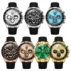 OLEVS Original Watch for Men Chronograph Calendar Analog Silicone Strap Wristwatch 41mm Hombres Reloj Men's Sport Watch Dropship - Image 6