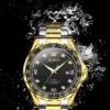 OLEVS Men's Watches Luxury Fashion Trend Chronograph Waterproof Luminous Men Wristwatches Simple Stainless Watch Luxury Business - Image 4
