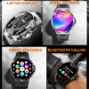 For Huawei Xiaomi GPS Track Smart Watch Men 1.85-Inch Ultra HD AMOLED Screen 710 Mah Battery Bluetooth Call SmartWatch 2024 New - Image 3