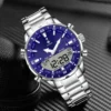 WWOOR Fashion Men's Watches Luxury Original Quartz Digital Analog Sport Military Wrist Watch For Man Waterproof Steel Clock Box - Image 2